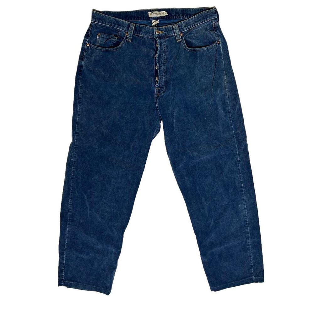 Banana Republic Corduroy Pants Faded Blue Cotton Wide Wale Cords 36x28